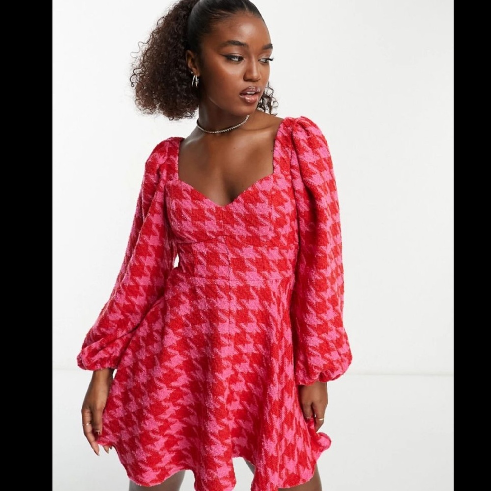 pink & red party dress!